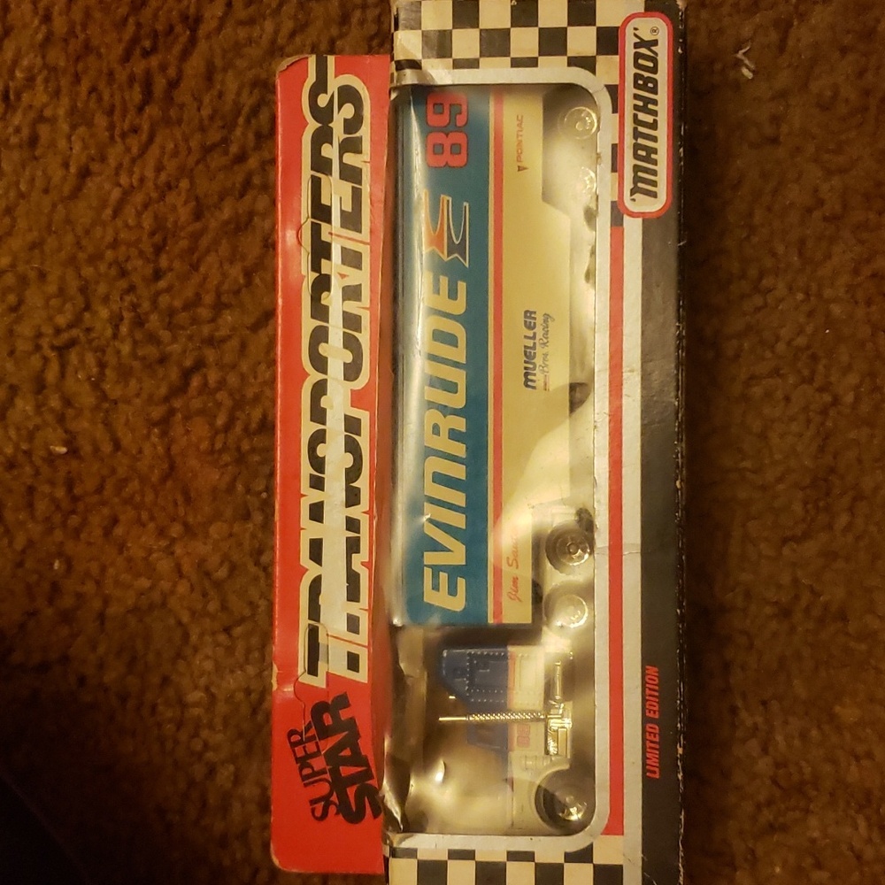 Vintage Matchbox Evinrude Transporter